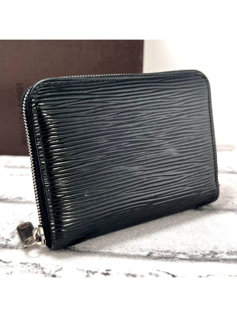 Louis Vuitton Epi Zippy Coin Purse Noir
